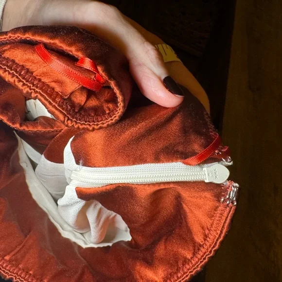 Reformation Maribelle Strapless Cream Chiffon Fabric - Picture 13 of 13